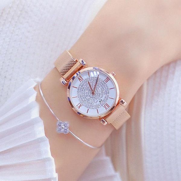 wristwatches casual women watches brand quartz magnetic buckle ladies montre femme relogios femininos saat, Slivery;brown
wristwatches casual women watches brand quartz magnetic buckle ladies montre femme relogios femininos saat, Slivery;brown