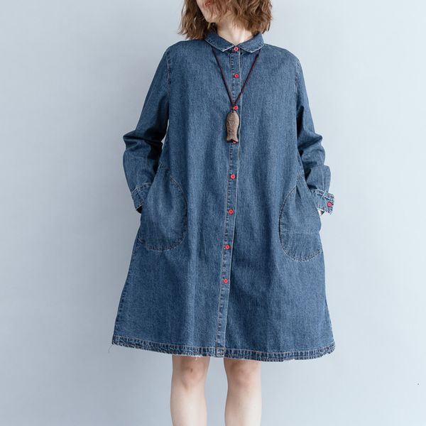 casual dresses spring break denim shirt with long sleeves of the women in vintage lapel collar jeans down dj13, Black;gray
casual dresses spring break denim shirt with long sleeves of the women in vintage lapel collar jeans down dj13, Black;gray