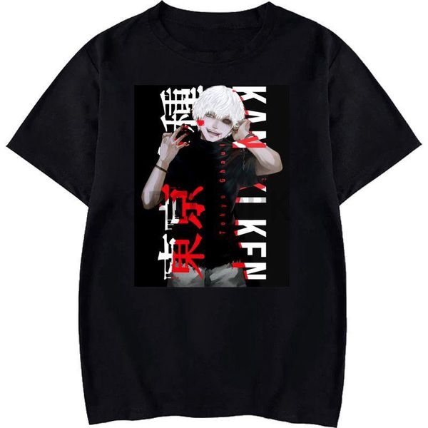 women's t-shirt tokyoghoul gothic style fashion japanese cartoon print for men and women summer casual loose short-sleeved streetwear, White
women's t-shirt tokyoghoul gothic style fashion japanese cartoon print for men and women summer casual loose short-sleeved streetwear, White