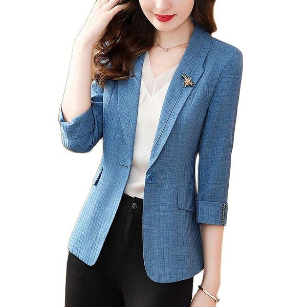women's suits & blazers blue blazer femme jackets women spring fall seven-point sleeve single button coat slim office lady jacket femal, White;black
women's suits & blazers blue blazer femme jackets women spring fall seven-point sleeve single button coat slim office lady jacket femal, White;black