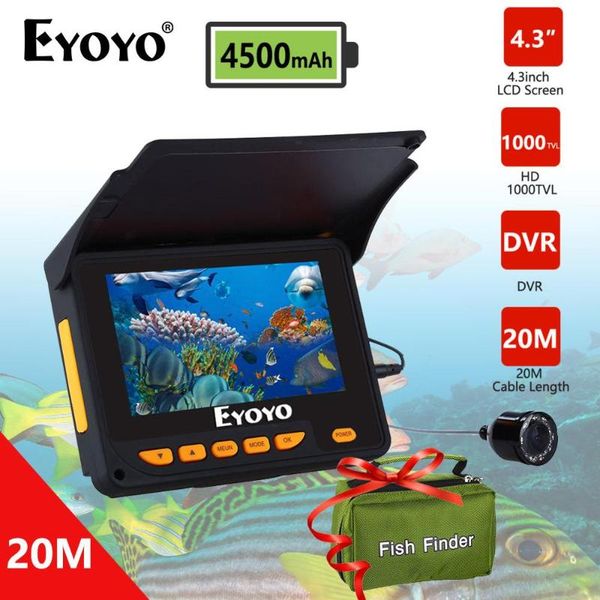 eyoyo ef05pro 30m underwater ice fishing camera 4.3"lcd 1000tvl video fish finder 8500mah battery ir led camcorder for fishing
eyoyo ef05pro 30m underwater ice fishing camera 4.3"lcd 1000tvl video fish finder 8500mah battery ir led camcorder for fishing