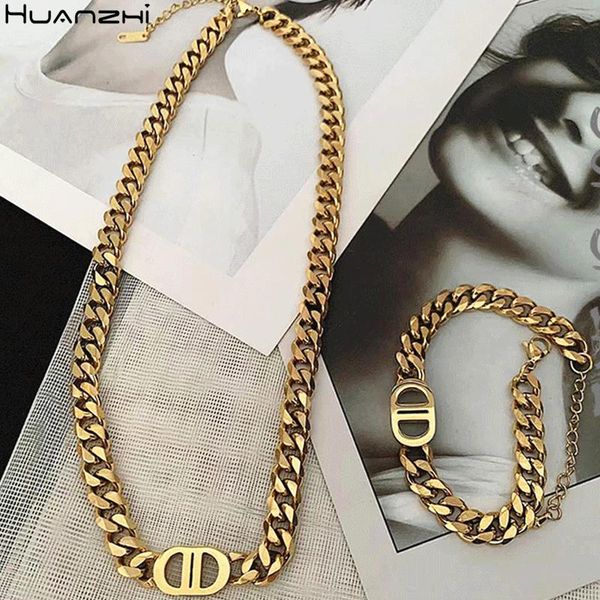 chokers huanzhi 2021 punk geometric golden double-d letter titanium steel chain choker necklace exaggerated for women men jewelry, Golden;silver
chokers huanzhi 2021 punk geometric golden double-d letter titanium steel chain choker necklace exaggerated for women men jewelry, Golden;silver