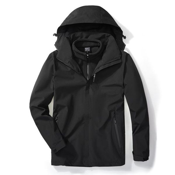 men's jackets outdoor fishing coat three-in-one jacket female male polar fleece liner hooded waterproof cold warm sports hiking, Black;brown
men's jackets outdoor fishing coat three-in-one jacket female male polar fleece liner hooded waterproof cold warm sports hiking, Black;brown