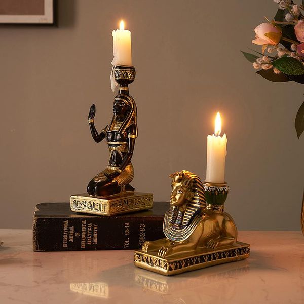 european unique candle holders egyptian statue creative art candlestick decorations small swiecznik home decoration ac50zt
european unique candle holders egyptian statue creative art candlestick decorations small swiecznik home decoration ac50zt