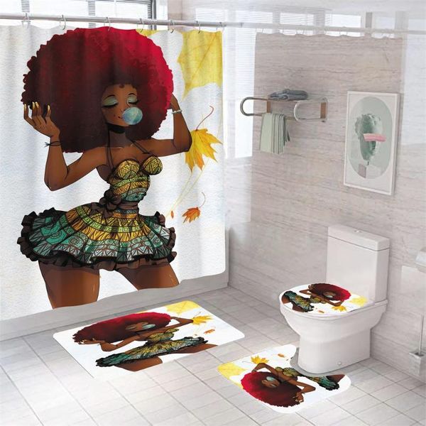 bath mats african american cute loli bathroom shower curtain set afro black girl curtains non-slip rug toilet seat cover
bath mats african american cute loli bathroom shower curtain set afro black girl curtains non-slip rug toilet seat cover