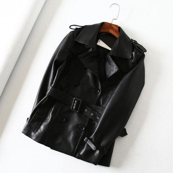 women's leather & faux mid-length double breasted slim women black pu jacket plus sashes spring autumn 2021 lapel long sleeve biker
women's leather & faux mid-length double breasted slim women black pu jacket plus sashes spring autumn 2021 lapel long sleeve biker