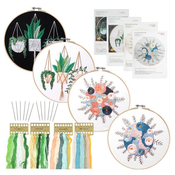 other arts and crafts 3pcs/set diy embroidery beginner material pack flowers patterns cross stitch kits handmade sewing decor 
other arts and crafts 3pcs/set diy embroidery beginner material pack flowers patterns cross stitch kits handmade sewing decor