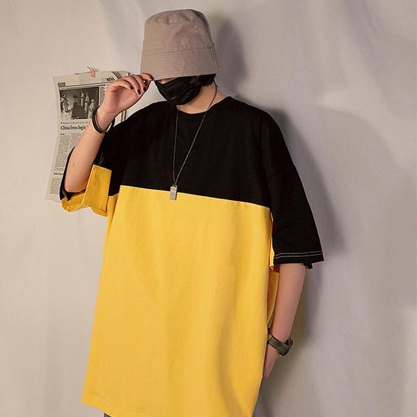 men's t-shirts contrast color multicolor patchwork all-match funny tshirt fake two pieces casual men clothes 2021 korean version street, White;black
men's t-shirts contrast color multicolor patchwork all-match funny tshirt fake two pieces casual men clothes 2021 korean version street, White;black