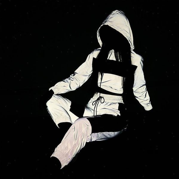 light reflective women jacket casual night sport suit woman cropped coat casaco feminino manteau womens hooded tracksuit 2in1, Gray
light reflective women jacket casual night sport suit woman cropped coat casaco feminino manteau womens hooded tracksuit 2in1, Gray