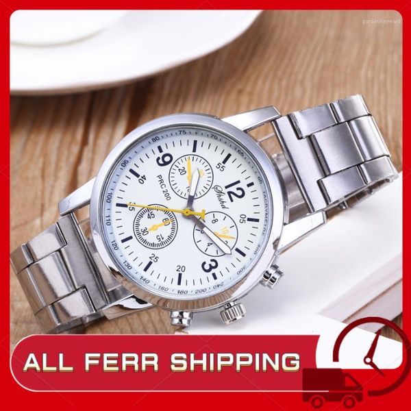 wristwatches brand leather chronograph waterproof sport automatic date quartz fashion neutral analog wristwatch steel band watch, Slivery;brown
wristwatches brand leather chronograph waterproof sport automatic date quartz fashion neutral analog wristwatch steel band watch, Slivery;brown