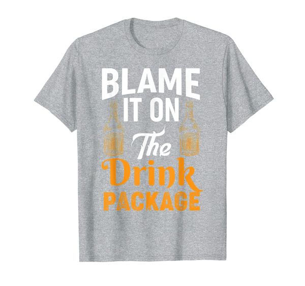 Funny Cruise Cruising Shirt - Blame It On the Drink Package T-Shirt, Mainly pictures
Funny Cruise Cruising Shirt - Blame It On the Drink Package T-Shirt, Mainly pictures