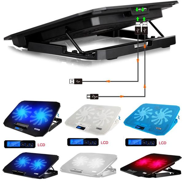gaming lapcooler adjustable speed 2 usb ports and 2 cooling fan lcd lapcooling pad metal notebook stand for 11-17 inch
gaming lapcooler adjustable speed 2 usb ports and 2 cooling fan lcd lapcooling pad metal notebook stand for 11-17 inch