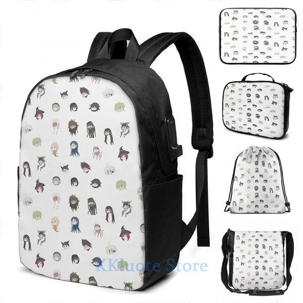backpack funny graphic print danganronpa v3 - ultimate collection usb charge men school bags women bag travel laptop
backpack funny graphic print danganronpa v3 - ultimate collection usb charge men school bags women bag travel laptop