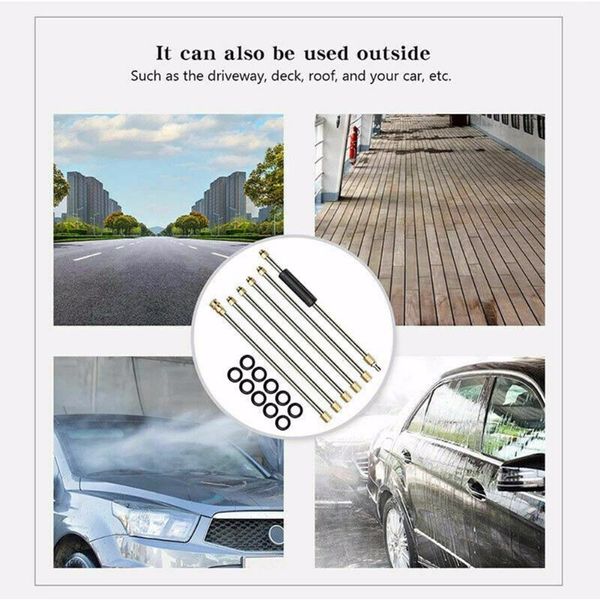 watering equipments 1/4 \\\\\\\"npt quick connect 10 * o-rings 4000 psi 6 pressure washer extension
