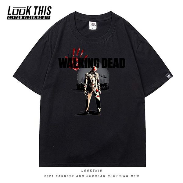 women's t-shirt 2021 summer the street oversized girl loose black short sleeve t-shirts gothic, White
women's t-shirt 2021 summer the street oversized girl loose black short sleeve t-shirts gothic, White
