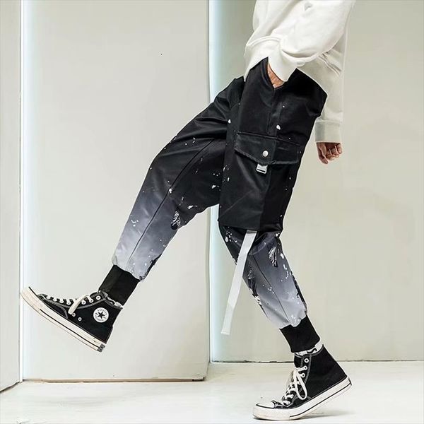stylish cargo ribbons multi women pants pocket jogger male clothing oversize gradient harem hip hop streetwear sport sweatpants, Black
stylish cargo ribbons multi women pants pocket jogger male clothing oversize gradient harem hip hop streetwear sport sweatpants, Black