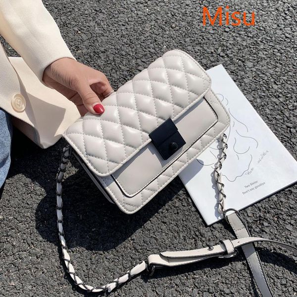 shoulder bags women messenger bag pu leather plaid chain fashion female cross body 2021
shoulder bags women messenger bag pu leather plaid chain fashion female cross body 2021