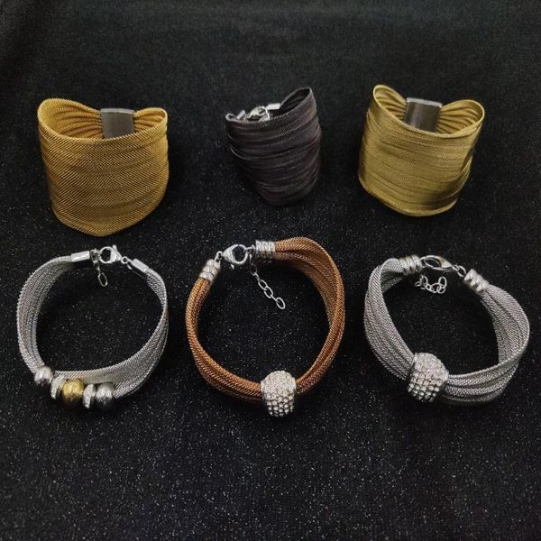chains fashion mesh bracelet men women adjustable trendy punk aesthetic stainless steel jewelry heavy rap rock gold bohemia gift, Silver
chains fashion mesh bracelet men women adjustable trendy punk aesthetic stainless steel jewelry heavy rap rock gold bohemia gift, Silver