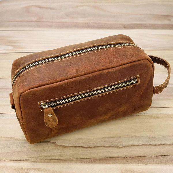 cosmetic bags & cases european style men's crazy horse leather clutch retro genuine wash gargle bag multifunctional storage lb047
cosmetic bags & cases european style men's crazy horse leather clutch retro genuine wash gargle bag multifunctional storage lb047