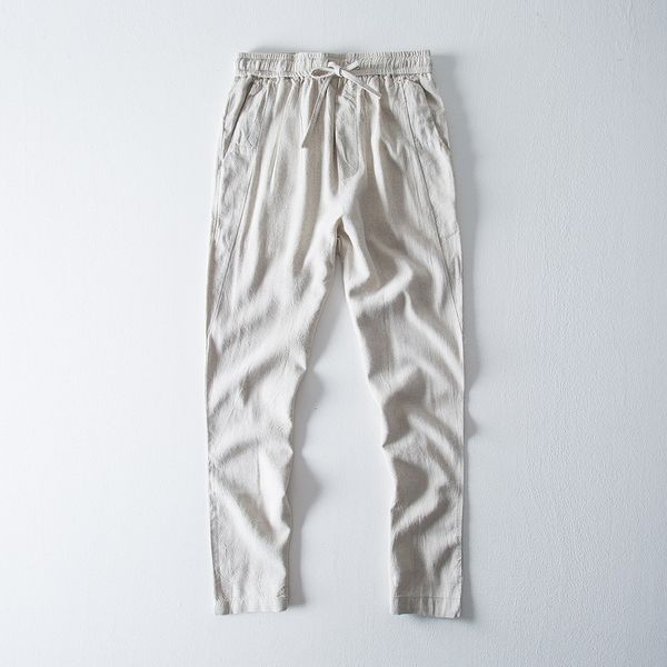 2021 autumn new solid simple chinese style linen men's casual ankle-length pants male flax spring trousers men pantalones k1n3, Black
2021 autumn new solid simple chinese style linen men's casual ankle-length pants male flax spring trousers men pantalones k1n3, Black
