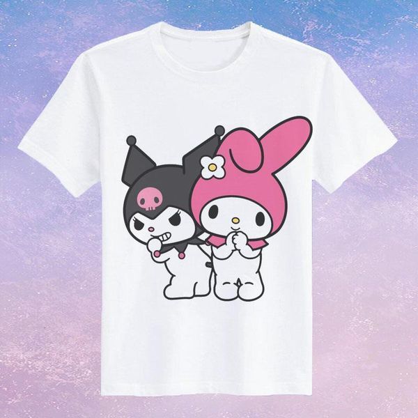 fashion anime my melody kuromi short sleeve t-shirt women cute cartoon printed o-neck tee summer girls casual white t shirt
fashion anime my melody kuromi short sleeve t-shirt women cute cartoon printed o-neck tee summer girls casual white t shirt