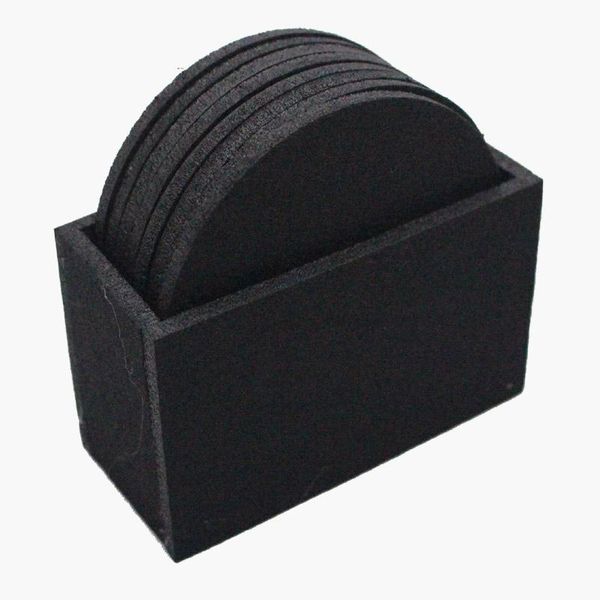 table runner 8pcs felt coasters set with storage box placemat anti-friction supplies kitchen, dining & bar
table runner 8pcs felt coasters set with storage box placemat anti-friction supplies kitchen, dining & bar