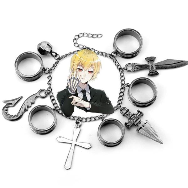 link, chain anime x kurapika bracelets men women cosplay jewelry costume prop bangle bracelet girl boys cos hand gift, Black
link, chain anime x kurapika bracelets men women cosplay jewelry costume prop bangle bracelet girl boys cos hand gift, Black
