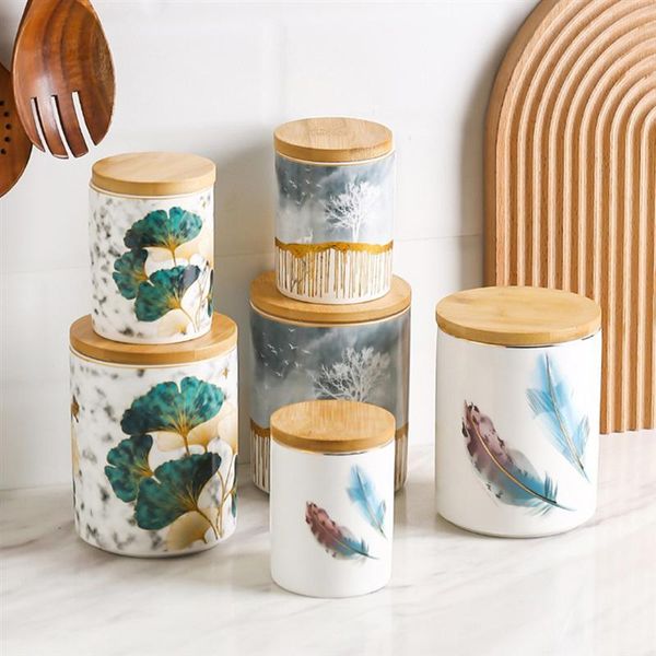 storage bottles & jars 670ml ceramic tank sealed coffee seasoning jar grain container with wood lid kitchen organizer
storage bottles & jars 670ml ceramic tank sealed coffee seasoning jar grain container with wood lid kitchen organizer