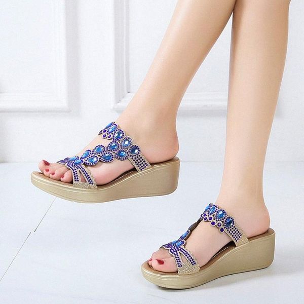 bohemian style wedges causal slippers crystal open toe walking flip flop thin mid heels slippers summer outdoor beach shoes 2020 x9di#, Black
bohemian style wedges causal slippers crystal open toe walking flip flop thin mid heels slippers summer outdoor beach shoes 2020 x9di#, Black