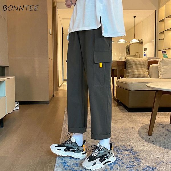 men's pants casual men pockets loose straight solid high street chic trousers safari style hip hop all-match ins vintage fashion youth, Black
men's pants casual men pockets loose straight solid high street chic trousers safari style hip hop all-match ins vintage fashion youth, Black