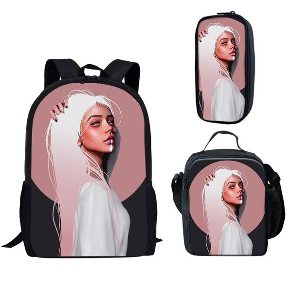 backpack kuiliu 3pcs/set 2021 fashion women white hair lunch bags 3d print school bag student pencil
backpack kuiliu 3pcs/set 2021 fashion women white hair lunch bags 3d print school bag student pencil
