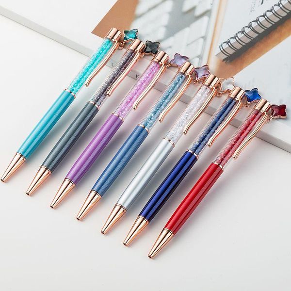 ballpoint pens kawaii crystal pen exquisite creative luxury high-quality metal material gift student supplies novelty stationer, Blue;orange
ballpoint pens kawaii crystal pen exquisite creative luxury high-quality metal material gift student supplies novelty stationer, Blue;orange