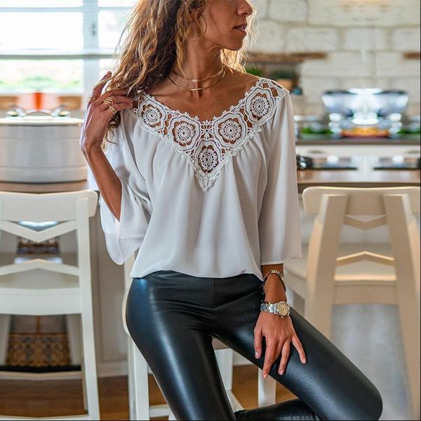 2xl plus size women lace blouse spring hollow out shirts casual lady and summer womens clothing blusas 2021 sj5222v, White
2xl plus size women lace blouse spring hollow out shirts casual lady and summer womens clothing blusas 2021 sj5222v, White