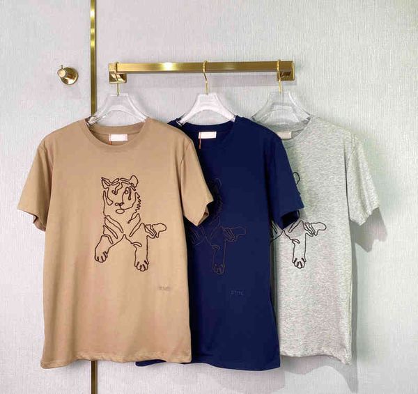 summer cotton t-shirts dress for women tiger embroidery ins internet solid color 5a designer t shirt short sleeve female tees tshirt womens, White
summer cotton t-shirts dress for women tiger embroidery ins internet solid color 5a designer t shirt short sleeve female tees tshirt womens, White