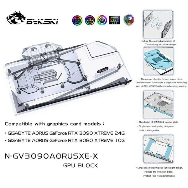 bykski n-gv3090aorusxe-x pc water cooling radiator gpu cooler video graphics card water block for gigabyte aorus rtx3090 3080
bykski n-gv3090aorusxe-x pc water cooling radiator gpu cooler video graphics card water block for gigabyte aorus rtx3090 3080