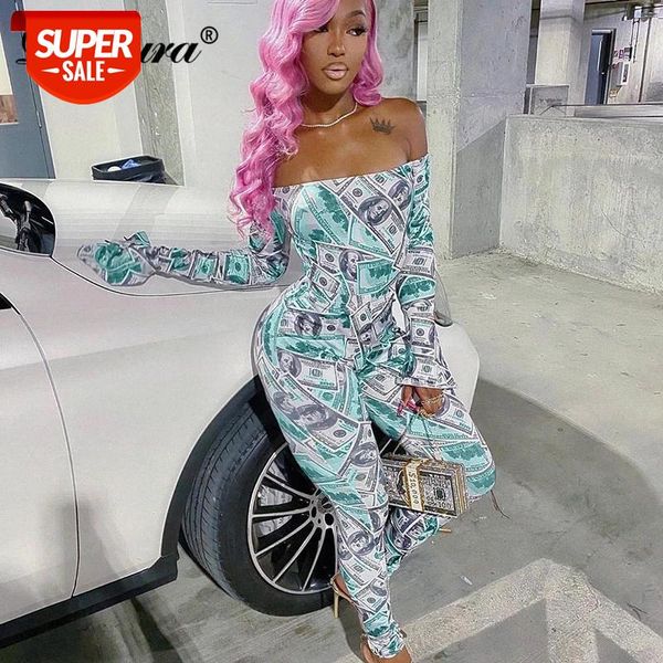 dulzura dollar print women 2 piece set crop flare long sleeve off shoulder leggings bodycon streetwear sporty autumn winter #1h3x, White
dulzura dollar print women 2 piece set crop flare long sleeve off shoulder leggings bodycon streetwear sporty autumn winter #1h3x, White