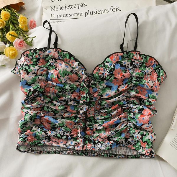 women's tanks & camis sweet floral strap women sleeveless v neck elastic ruched slim summer korean boho short camisole, White
women's tanks & camis sweet floral strap women sleeveless v neck elastic ruched slim summer korean boho short camisole, White