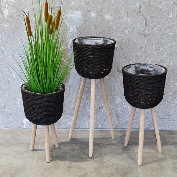 decorative objects & figurines wooden flower stand high and low flowerpot plant pot straw basket floor decoration simple living room balcony
decorative objects & figurines wooden flower stand high and low flowerpot plant pot straw basket floor decoration simple living room balcony