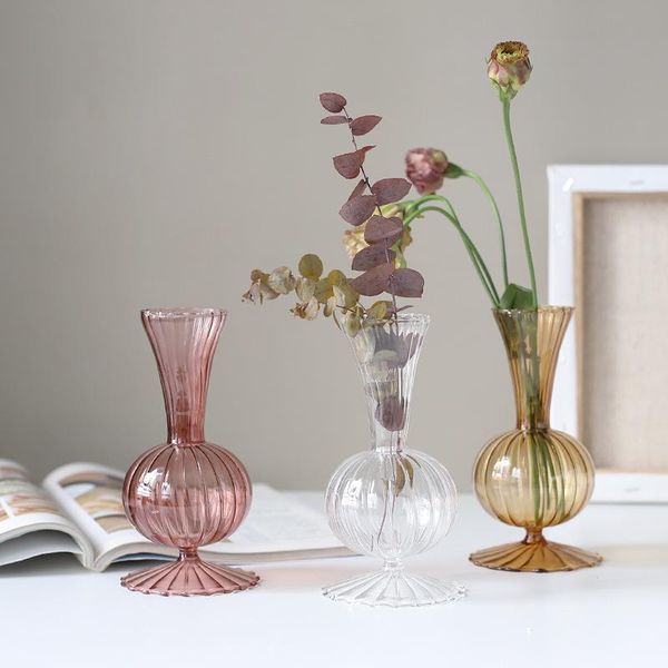 nordic retro glass vase flower transparent brown yellow simple deskart flower decoration hydroponics home decoration
nordic retro glass vase flower transparent brown yellow simple deskart flower decoration hydroponics home decoration