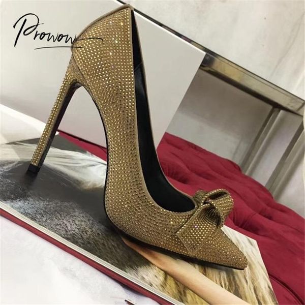 dress shoes prowow fashion style crystal blingbling women pumps pointedtoe thin high heels ladies party wedding, Black
dress shoes prowow fashion style crystal blingbling women pumps pointedtoe thin high heels ladies party wedding, Black
