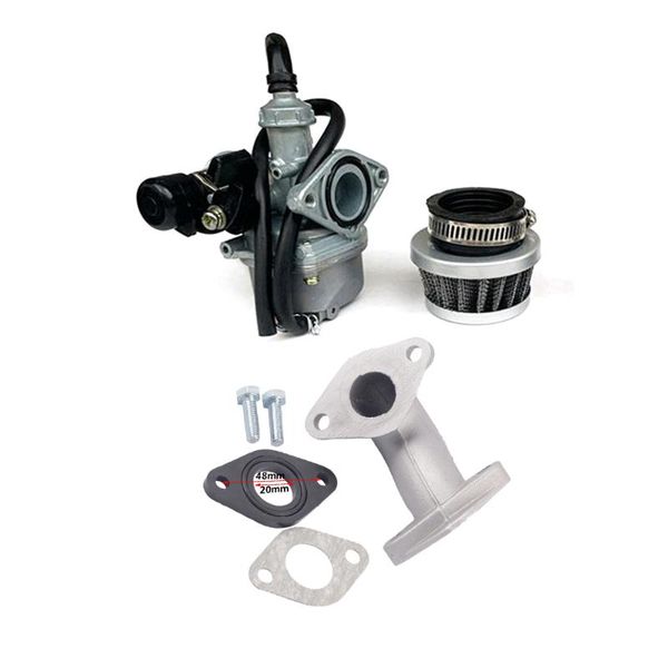 motorcycle fuel system 19mm pz19 carburetor carburador air filter intake pipe 50cc 70cc 90cc 110cc atv quad for taotao sunl 
motorcycle fuel system 19mm pz19 carburetor carburador air filter intake pipe 50cc 70cc 90cc 110cc atv quad for taotao sunl