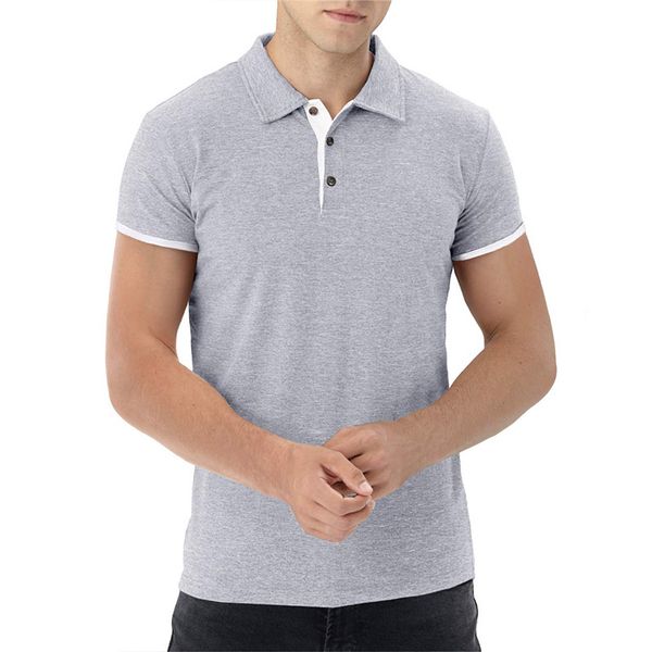 men's polos men shirt 3 colors summer mens business casual solid short sleeve male work clothing collar, White;black
men's polos men shirt 3 colors summer mens business casual solid short sleeve male work clothing collar, White;black