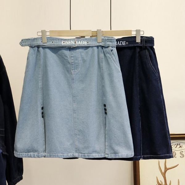 skirts 2021 spring summer casual letters belt denim skirt women fashion female plus size split a-line z9609, Black
skirts 2021 spring summer casual letters belt denim skirt women fashion female plus size split a-line z9609, Black