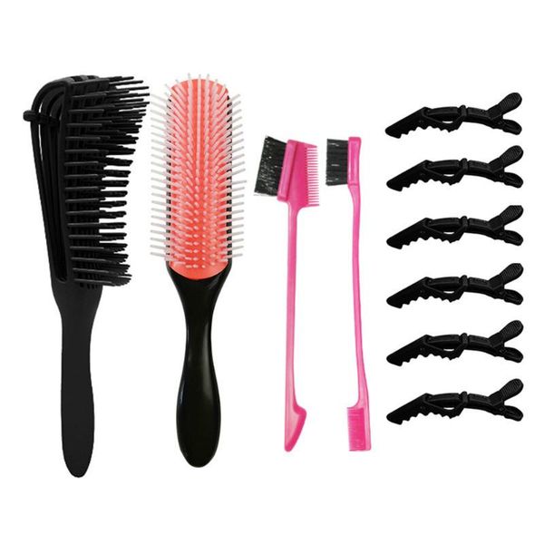 hair brushes detangling brush set scalp massage comb for curly detangler hairbrush women men salon, Silver
hair brushes detangling brush set scalp massage comb for curly detangler hairbrush women men salon, Silver