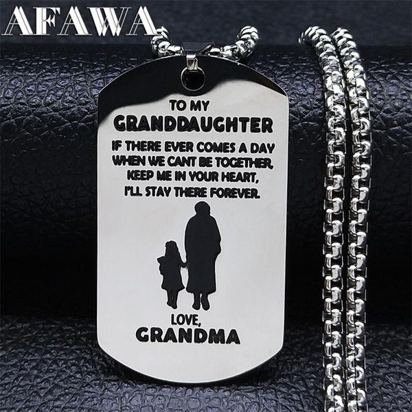 pendant necklaces grandma and granddaughter stainless steel pendants women silver color jewelry collares de mujer n3679s01
pendant necklaces grandma and granddaughter stainless steel pendants women silver color jewelry collares de mujer n3679s01