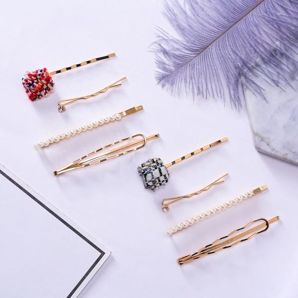 hair accessories metal clips sets for girls geometric fabric motifs pearls rhinestone golden hairpin woman wholesale, Slivery;white
hair accessories metal clips sets for girls geometric fabric motifs pearls rhinestone golden hairpin woman wholesale, Slivery;white