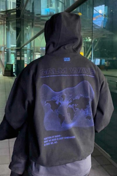 men's hoodies wangzai autonomous far archive wookvibe same upper body map print vibe hoodie, Black
men's hoodies wangzai autonomous far archive wookvibe same upper body map print vibe hoodie, Black