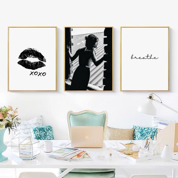 paintings black and white lips girl breathe quotes wall art canvas painting nordic posters prints pictures for living room decor
paintings black and white lips girl breathe quotes wall art canvas painting nordic posters prints pictures for living room decor