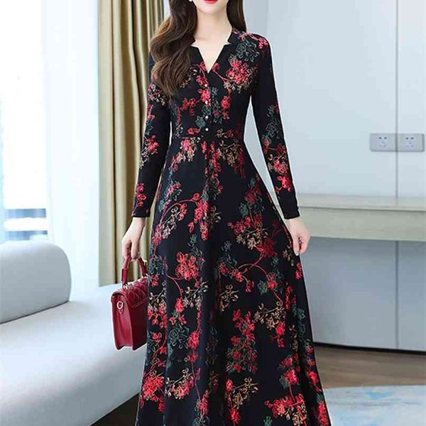 vintage knit print floral plus velvet warm vestido autumn winter size women bodycon casual maxi dress party midi 210528, Black;gray
vintage knit print floral plus velvet warm vestido autumn winter size women bodycon casual maxi dress party midi 210528, Black;gray