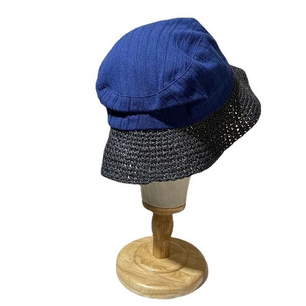 minority striped fisherman's cloth splicing straw products in spring and summer basin hat paper grass, Black;white
minority striped fisherman's cloth splicing straw products in spring and summer basin hat paper grass, Black;white